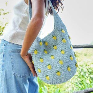 NWT The Sak 120 Hobo Limited Edition - Blue Lemons - HARD TO FIND!